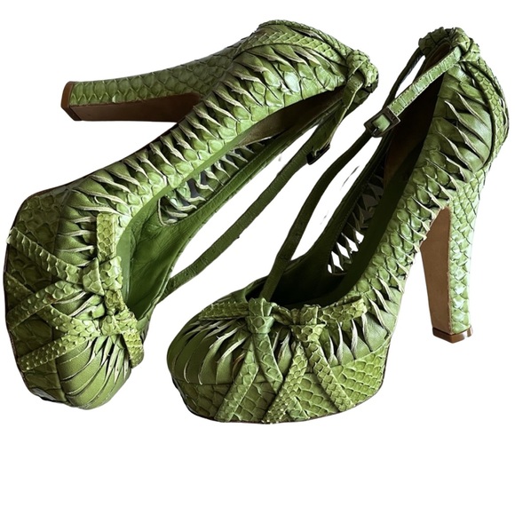 Dior Shoes - Christian Dior Anniversary Edition Snake Skin High Heels